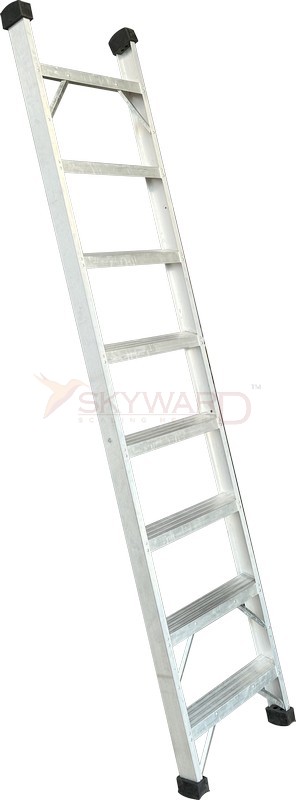 Model No. 1420 Aluminium Shelf Ladder for Home, Shop and Storage Access Use, Professional Climbing Ladder for Warehouse Shelving, Maintenance, Organization and Daily Working Tasks